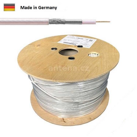 Draka Coax9 AD 11 A FRNC koax. kabel 1,13/4,8/6,8mm, Al-PET-Al, nehořlavý, cívka 500m