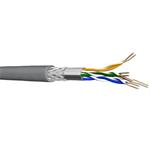 Draka ICS IE SuperCat 7 HS23 síťový kabel S/FTP (SFTP) cat. 7 LSHF UV Eca drát, stíněný, černý, cívka 500m