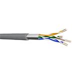Draka UC300 S24 síťový kabel F/UTP (FTP) cat. 5e PVC Eca drát, stíněný, šedý, cívka 500m