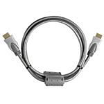 Exelento propojovací kabel HDMI 2m, v. 1.4, šedý