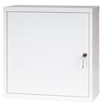 Exelento TPR4 montážní skříň 400x400x140mm, kovová uzamykatelná bílá 