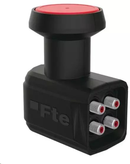 Fte Black Quad - LNB pro 1 družici a 4 TV, 0,1dB