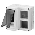 Gewiss GW27071 SYSTEM kombinované pouzdro pro 4M a 2M DIN, šedá