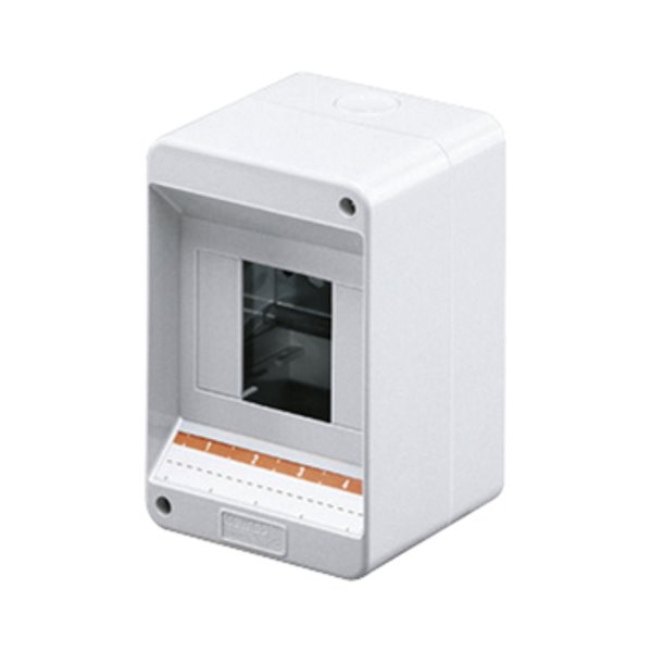Gewiss GW40023 rozvodnice 4M nástěnná 40 CD, IP40, bez dvířek, šedá