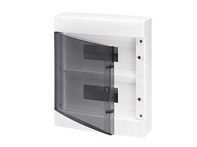 Gewiss GW40047 rozvodnice 24M nástěnná 40 CD, IP40, průhledná dvířka, bílá