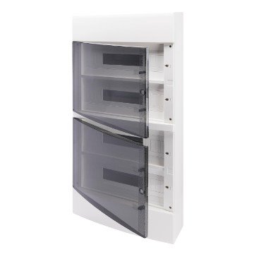 Gewiss GW40053 rozvodnice 72M nástěnná 40 CD, IP40, průhledná dvířka, bílá