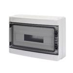 Gewiss GW40106BS rozvodnice 18M nástěnná 40 CD, IP65, průhledná dvířka, šedá