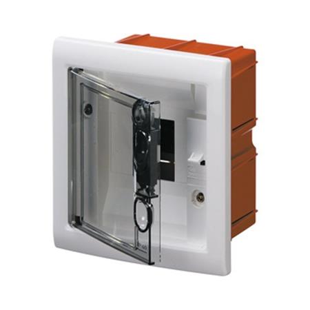 Gewiss GW40603 rozvodnice 6M pod omítku 40 CDI, IP40, průhledná dvířka, bílá