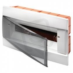 Gewiss GW40608 rozvodnice 18M pod omítku 40 CDI, IP40, průhledná dvířka, bílá