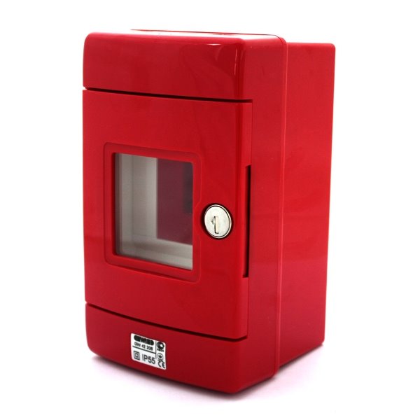 Gewiss GW42206 krabice 180x108x100mm nouzová/alarm, 4M, DIN lišta, IP55