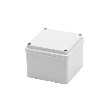 Gewiss GW44114 krabice 100x100x80mm 44 CE s nízkým víkem, IP56, šedá