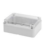 Gewiss GW44427 krabice 190x140x70mm 44 CE s průhledným víkem, IP56, šedá