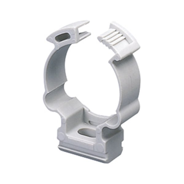 Gewiss GW50606 příchytka trubek 20mm se zámkem, šedá