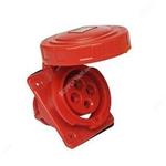Gewiss GW62209 zásuvka 4P / 16A / 400V vestavná 10°, IP44, červená
