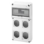 Gewiss GW68003 skříň 400x230x95mm 68 Q-DIN, 8M DIN + 4x IEC 16A, IP55