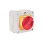 Gewiss GW70436 vypínač 4P / 32A, otočný, IP65
