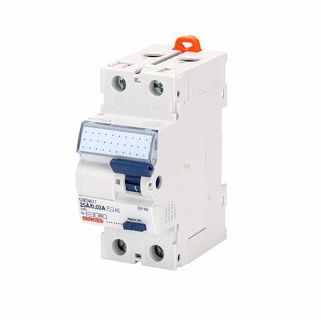 Gewiss GWD4002 proudový chránič 2P 25A 30mA 10kA, 2M