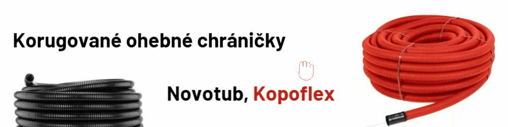 Chráničky korugované ohebné