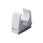 Kopos 5316E KB příchytka pro trubku 16mm, PVC, šedá
