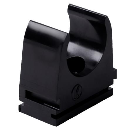Kopos 5320HF_FB příchytka pro trubku 20mm, PVC, černá