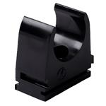 Kopos 5320HF_FB příchytka pro trubku 20mm, PVC, černá