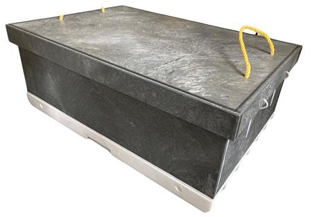 MTL KOS 40S komora 900x600x350 plastová vč. víka