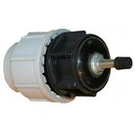 Plasson koncovka HDPE trubek 40mm, s ventilkem, šedá