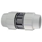 Plasson spojka HDPE trubek 50mm, šedá