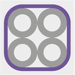SPUR svazek mikrotrubiček HDPE 4x 7/4mm, opláštění fialové + 2x žlutý pruh VDF