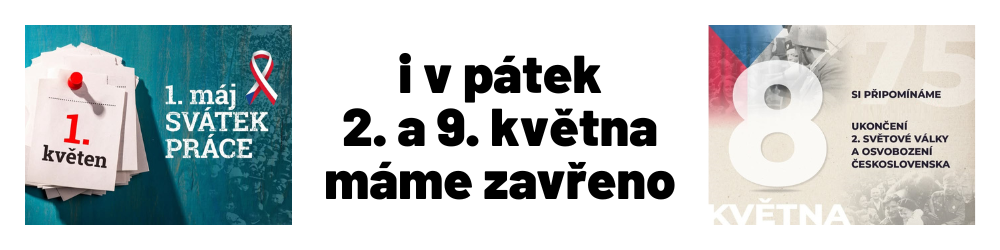 Provozní doba o květnových svátcích
