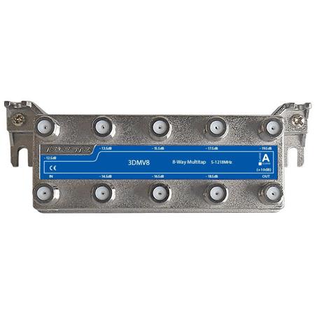 Teleste 3DMV8 MultiTAP 8x14dB, 5-1218MHz, odstupňovaný, vertikální