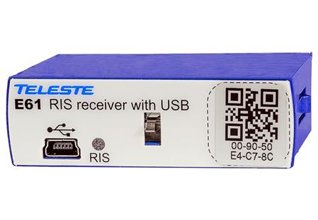 Teleste E61: RIS přijímač s USB pro zesilovače E3 a E8