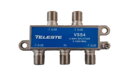 Teleste VSS4 televizní rozbočovač na 4 TV 5-1000MHz