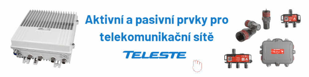 Teleste aktivní a pasivní prvky telekomunikačních sítí