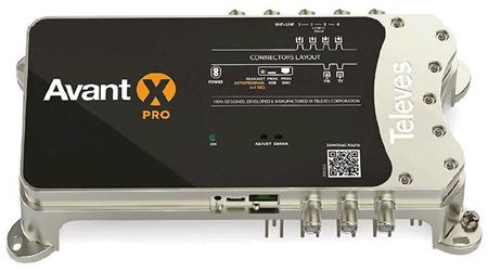 Televes Avant X Pro program. zesilovač FM/DAB/3xUHF, zisk 75dB/115dBuV, LTE 5G,