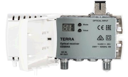 Terra OD004A optický přijímač 1100-1600nm SC/APC, 47-2400MHz / 83dBuV