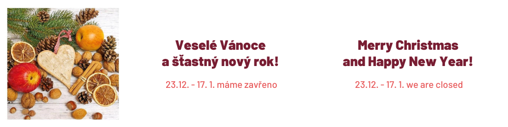 Provozní doba o vánočních svátcích